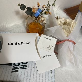 [골드앤디어] 14K 사선 큐빅 원터치 귀걸이_3color — 5점을 준 리뷰어가 2021년 6월 올린 사용 사진