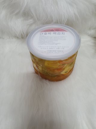 셰프애찬 단호박 백김치 1kg — 5점을 준 리뷰어가 2022년 10월 올린 사용 사진