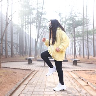 풋테크 지압신발 풋테크 건강 지압 운동화 FT20 — 5점을 준 리뷰어가 2021년 2월 올린 사용 사진