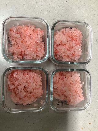 하나로라이스 기능성쌀 5종 1kg  환경을 생각한 다회용 용기 사용 — 5점을 준 리뷰어가 2022년 1월 올린 사용 사진