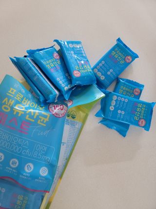 헬스업 핼스업 프로바이오 생유산균 퍼스트 — 3점을 준 리뷰어가 2021년 1월 올린 사용 사진
