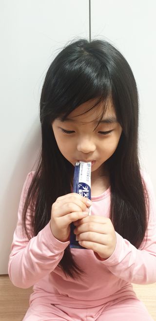 키즈텐플러스 연세 키즈텐 플러스 1개월 — 5점을 준 리뷰어가 2021년 4월 올린 사용 사진