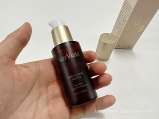 [베르비아떼] 소나무의 강인한 생명력으로 시간을 되돌리는 힘 레드파인 3종 세트 (토너, 에센스, 크림) — 5점을 준 리뷰어가 2023년 6월 올린 사용 사진