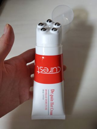 건강누리인터내셔날 큐어레스트 스포츠 마사지 닥터페인 바디 핫 롤링 볼 크림(100ml) — 5점을 준 리뷰어가 2022년 3월 올린 사용 사진