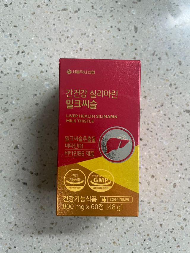 간건강 실리마린 밀크씨슬 800mg, 60정 리뷰 사진