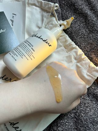 [위켄더스] 기분좋은 하루를 선사해주는 핸드& 바디워시 1종 랜덤발송 — 5점을 준 리뷰어가 2022년 4월 올린 사용 사진
