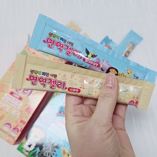 다나음 셀렌에 빠진 아연면역젤리 열대과일맛+사과맛 — 5점을 준 리뷰어가 2021년 3월 올린 사용 사진