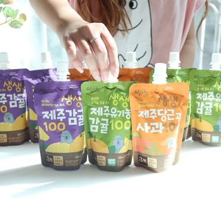 탐라원 건강 어린이 주스, 생생한 주스 3종 - 유기 감귤 주스, 당근과 사과 주스, 감귤 주스 — 5점을 준 리뷰어가 2021년 10월 올린 사용 사진