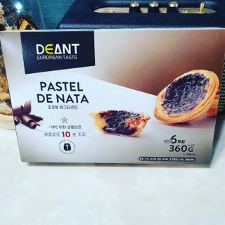 디앙뜨 포르투갈 에그타르트 오리지널 맛+패션후르츠+초콜릿타르트 맛 중 택1 — 5점을 준 리뷰어가 2021년 8월 올린 사용 사진