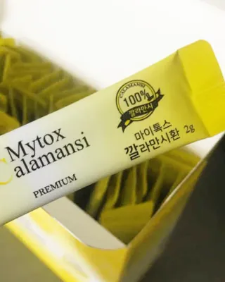 신보웰빙 마이톡스 깔라만시환 1박스/56포 — 5점을 준 리뷰어가 2022년 12월 올린 사용 사진