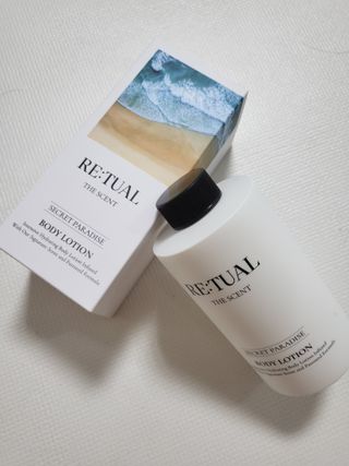 레츄얼 더 센트 바디로션 시크릿 파라다이스(500ml) — 5점을 준 리뷰어가 2022년 7월 올린 사용 사진