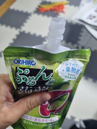 ORIHIRO 오리히로 곤약젤리 제로칼로리 130g 4종 4팩(맛별로 1팩씩) — 5점을 준 리뷰어가 2023년 3월 올린 사용 사진