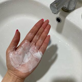 지지지 클린 퍼펙트 클렌징폼 120g — 4.5점을 준 리뷰어가 2022년 4월 올린 사용 사진