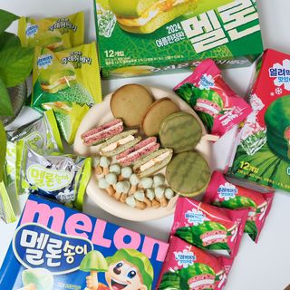 2024 오리온 여름한정판 초코파이 수박 / 후레쉬베리 멜론 / 멜론송이 — 5점을 준 리뷰어가 2024년 7월 올린 사용 사진