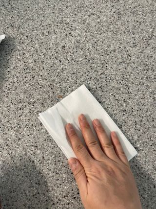 햅스 세균없는 주방 대형 2팩, HAPS sanitizer wipe — 5점을 준 리뷰어가 2022년 1월 올린 사용 사진