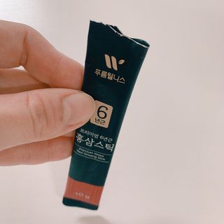 [푸름웰니스] 프리미엄 6년근 홍삼스틱 3mg x 100포 — 3.5점을 준 리뷰어가 2022년 4월 올린 사용 사진