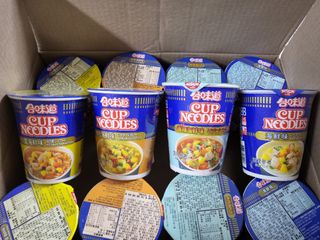 NISSIN 닛신 컵누들  4종 - 씨푸드오리지날, 씨푸드 스파이시, 씨푸드 커리, 씨푸드 XO소스 — 5점을 준 리뷰어가 2022년 3월 올린 사용 사진