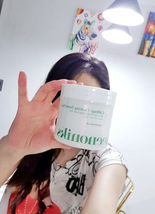 키노닉스 양배추 카밍 진정 토너패드 — 5점을 준 리뷰어가 2021년 8월 올린 사용 사진