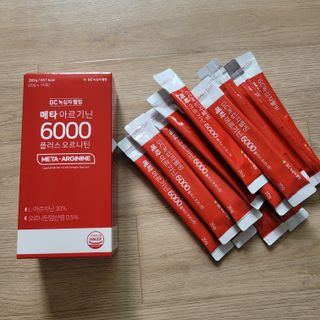 메타아르기닌 GC녹십자웰빙 메타 아르기닌 6000 플러스 오르니틴 — 4점을 준 리뷰어가 2022년 6월 올린 사용 사진
