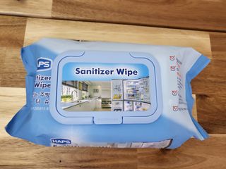 햅스 세균없는 주방 대형 2팩, HAPS sanitizer wipe — 5점을 준 리뷰어가 2022년 1월 올린 사용 사진