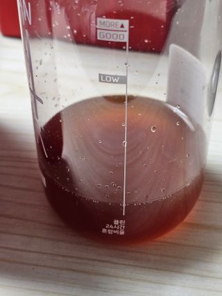 클린24시간 레드박스 1BOX(5포) + 전용보틀(500ml) — 4점을 준 리뷰어가 2024년 2월 올린 사용 사진