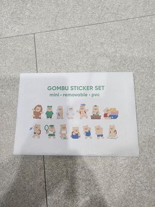 리훈 곰부 내지꾸미기 투명 리무버블 스티커팩 다이어리 다꾸 미니 씰 세트 — 5점을 준 리뷰어가 2023년 5월 올린 사용 사진