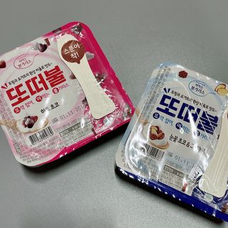 남양유업 또깍 접어 떠먹는 불가리스 2종 — 5점을 준 리뷰어가 2021년 1월 올린 사용 사진