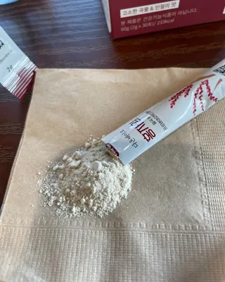 하루 1포로 콜레스테롤, 유산균, 고역가 소화효소까지 한번에 섭취! 다온바이오 홍자임 1개월분(30포) — 5점을 준 리뷰어가 2023년 2월 올린 사용 사진