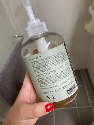 빅그린 안티 헤어로스 탈모 시카 바이옴 샴푸 500ml (중건성두피용) — 5점을 준 리뷰어가 2022년 7월 올린 사용 사진