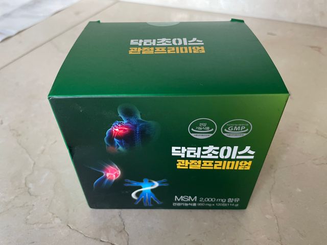 [쿠팡 구매평] 닥터초이스 관절프리미엄 MSM 2000, 120정, 1개 리뷰 사진