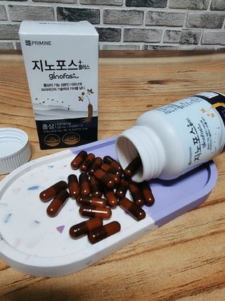 프리마인 홍삼의 강력한 에너지, 이제는 흡수율을 높인 최첨단 캡슐로 간편하게 초고속 충전하세요. — 5점을 준 리뷰어가 2022년 10월 올린 사용 사진