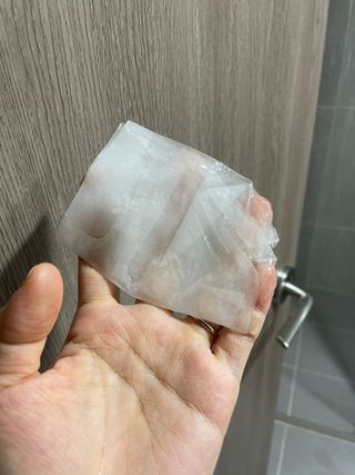 체르엠 그린 케비어 더블워터 마스크팩 5매입  2팩 — 4.5점을 준 리뷰어가 2021년 11월 올린 사용 사진