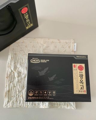 광동생활건강 [광동제약] 광동 광옥고 홍삼 본 30포 + 쇼핑백 증정 — 5점을 준 리뷰어가 2022년 1월 올린 사용 사진