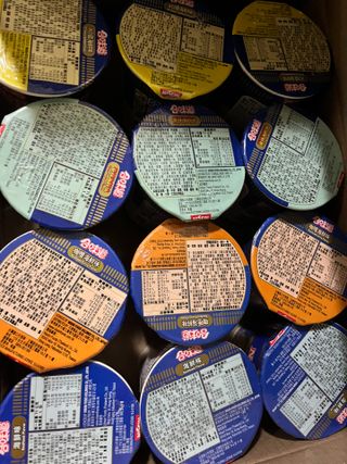 NISSIN 닛신 컵누들  4종 - 씨푸드오리지날, 씨푸드 스파이시, 씨푸드 커리, 씨푸드 XO소스 — 5점을 준 리뷰어가 2022년 1월 올린 사용 사진