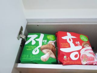 [풀무원] 자연은맛있다 정면, 백면, 홍면  세트 — 5점을 준 리뷰어가 2021년 4월 올린 사용 사진