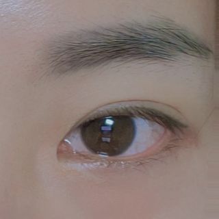 렌시스 LENSSIS [ 렌시스 ] 브라운 써클링의 영롱한 색감 ＃위썸초코 1개월용 ｜ 2직경 중 택1 ｜ — 5점을 준 리뷰어가 2021년 5월 올린 사용 사진