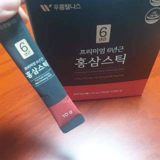 [푸름웰니스] 프리미엄 6년근 홍삼스틱 3mg x 100포 — 5점을 준 리뷰어가 2022년 2월 올린 사용 사진