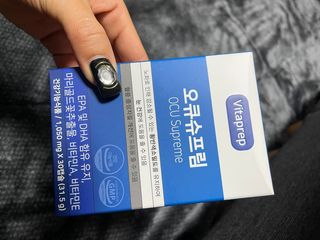뉴트리션팩토리 비타프렙 오큐슈프림 루테인 오메가3 1050mg — 5점을 준 리뷰어가 2021년 10월 올린 사용 사진