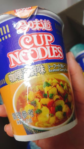 NISSIN 닛신 컵누들  4종 - 씨푸드오리지날, 씨푸드 스파이시, 씨푸드 커리, 씨푸드 XO소스 — 4점을 준 리뷰어가 2021년 11월 올린 사용 사진