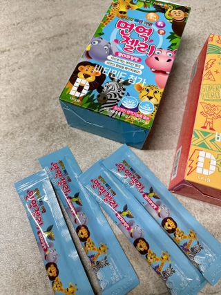 다나음 셀렌에 빠진 아연면역젤리 열대과일맛+사과맛 — 5점을 준 리뷰어가 2023년 6월 올린 사용 사진