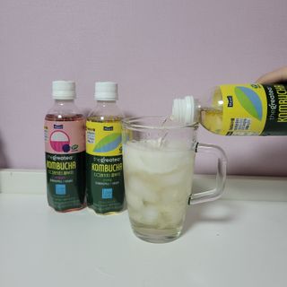 더그레잇티 콤부차 [매일유업] 더그레잇티 44kcal 콤부차 300ml *12개입 (오리지널 6개+베리리치 6개) — 5점을 준 리뷰어가 2023년 7월 올린 사용 사진