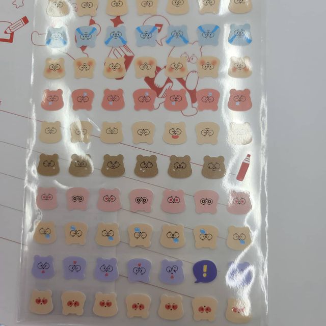 곰부 체크리스트+ 곰부 리무버블스티커 1장 리뷰 사진