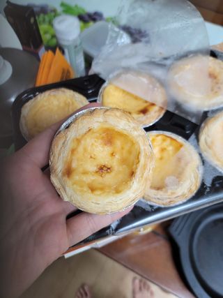 디앙뜨 포르투갈 에그타르트 오리지널 맛+패션후르츠 맛 중 택1 — 5점을 준 리뷰어가 2021년 7월 올린 사용 사진