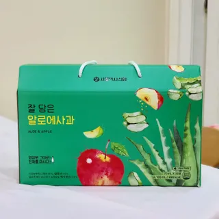 서울약사신협 잘 담은 알로애사과_70ml x 30포 — 5점을 준 리뷰어가 2021년 9월 올린 사용 사진