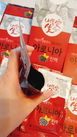 서울약사신협_내몸애생발란스아로니아_70ml x 30포 — 5점을 준 리뷰어가 2021년 6월 올린 사용 사진