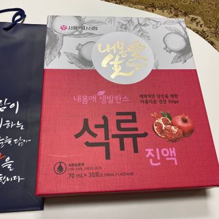 서울약사신협_내몸애생발란스석류_70ml x 30포 — 4점을 준 리뷰어가 2021년 4월 올린 사용 사진
