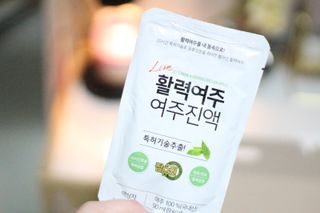 참유원 특허제조 활력 여주진액 여주즙 50포 — 5점을 준 리뷰어가 2022년 3월 올린 사용 사진