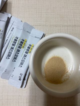 체인미 국화꽃 추출분말 에스오에스 곡류효소 과일채소 17종 혼합 분말 스틱 — 5점을 준 리뷰어가 2021년 12월 올린 사용 사진