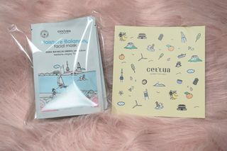 세뚜아(Cettua) [세뚜아] 모이스처 밸런싱 페이셜 마스크 Cettua Moisture Balancing Facial Mask 5매 — 4점을 준 리뷰어가 2023년 12월 올린 사용 사진