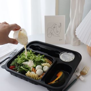 참살이도시락 작심삼일 샐러드도시락 3개 맛보기 새벽배송 또는 택배배송 — 5점을 준 리뷰어가 2021년 8월 올린 사용 사진